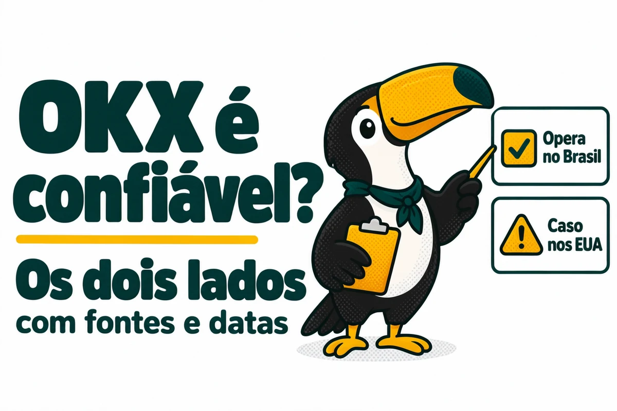 Tuca mostra os dois lados da pergunta OKX é confiável: operação no Brasil e o caso nos EUA